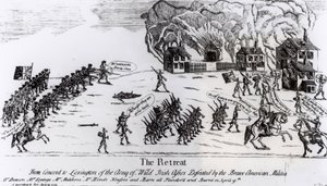 La Retraite, publié en 1775 - American School